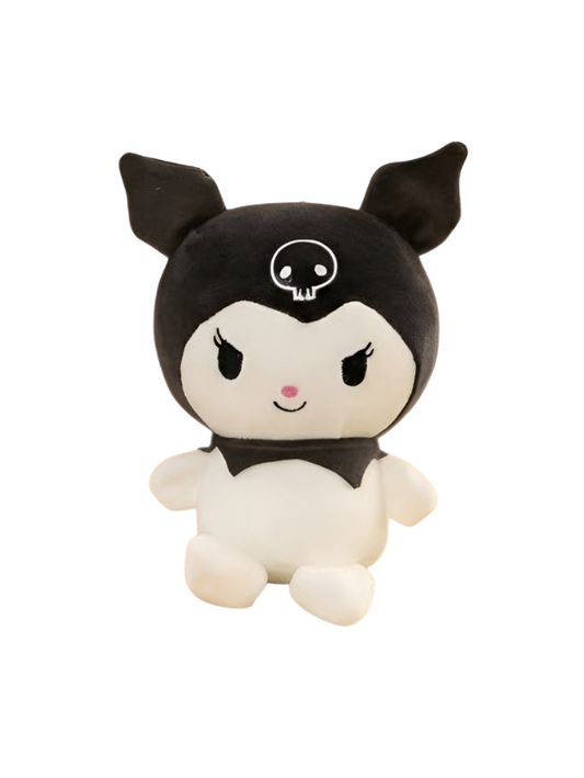 7-Inch Kuromi Plush Toy – Cute Sanrio-Style Stuffed Doll Black ST11601.