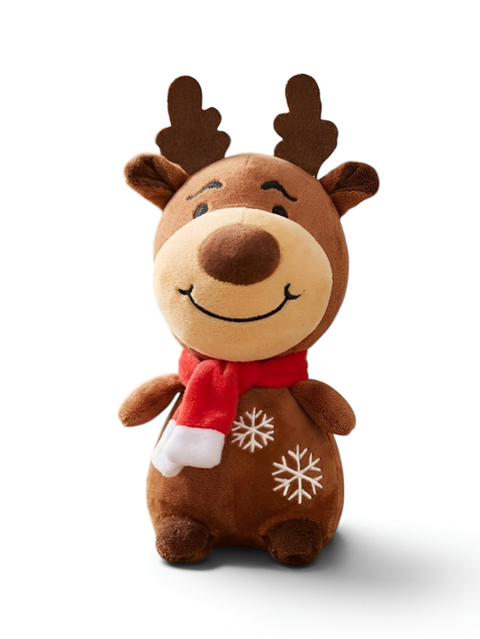 7-Inch Plush Reindeer Toy with Scarf ST14173.