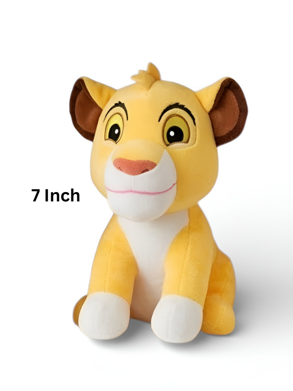 7-Inch Simba Plush Toy – Soft Stuffed Lion Character ST15925.