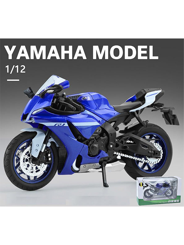 Yamaha YZF-R1 Model Metal Diecast Bike - Blue (TV-AG-24)