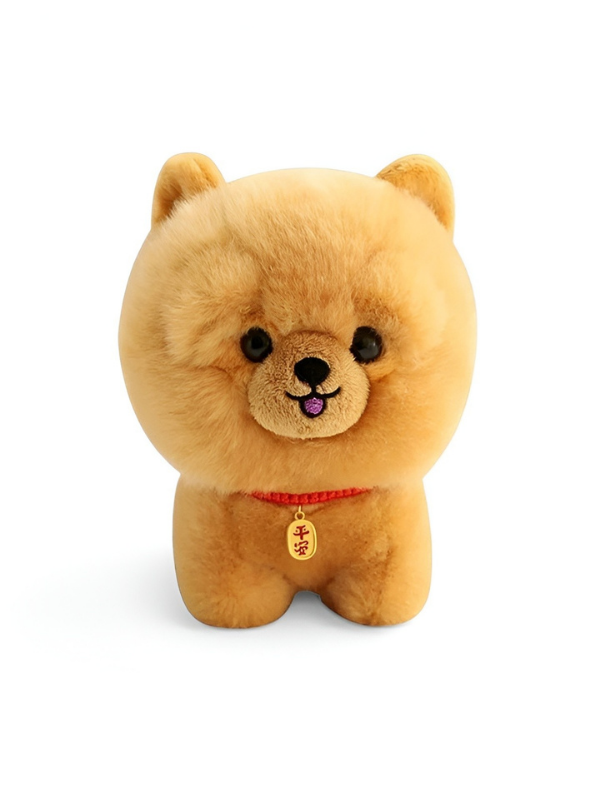 8-Inch Cute Pomeranian Plush Toy ST15757.