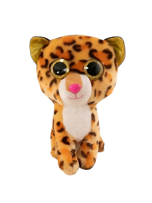 8-Inch Leopard Plush Toy – Cute Spotted Cheetah Stuffed Animal ST14758.
