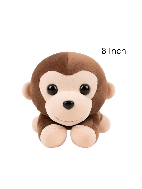 8-Inch Monkey Plush Toy with Long Tail – Soft Stuffed Animal Toy ST14177.