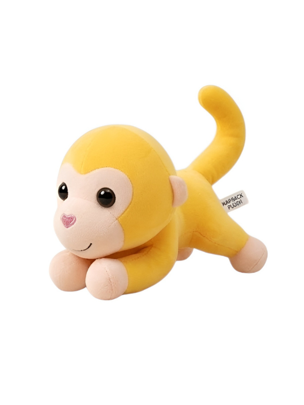 8-Inch Monkey Plush Toy with Long Tail – Soft Stuffed Animal Toy ST14177.