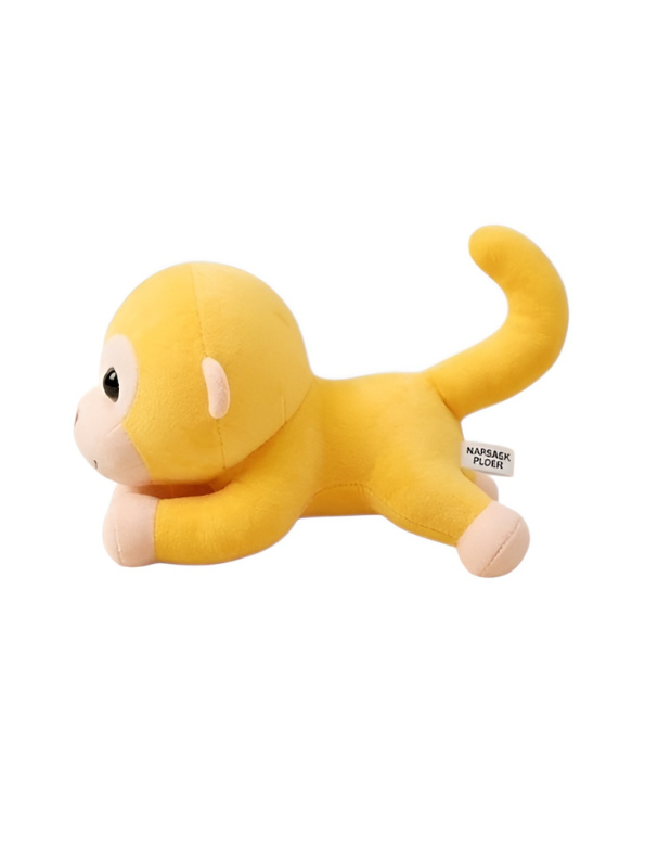 8-Inch Monkey Plush Toy with Long Tail – Soft Stuffed Animal Toy Yellow ST14177.