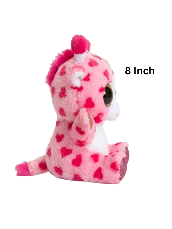 8-Inch Pink Giraffe Soft Toy – ST14762.