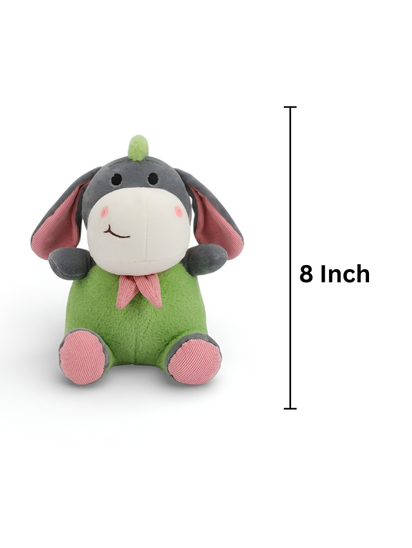 8-Inch Plush Donkey Stuffed Animal Cuddly Toy ST14656.