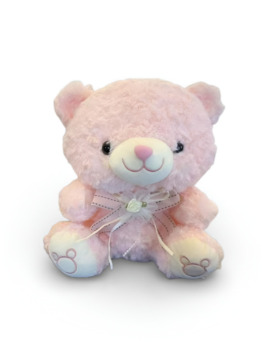 8-Inch Small Pink Teddy Bear Stuffed Animal ST15910.