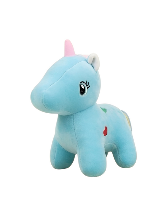 8-Inch Soft Unicorn Plush Toy – Cute Stuffed Animal Blue ST13581.