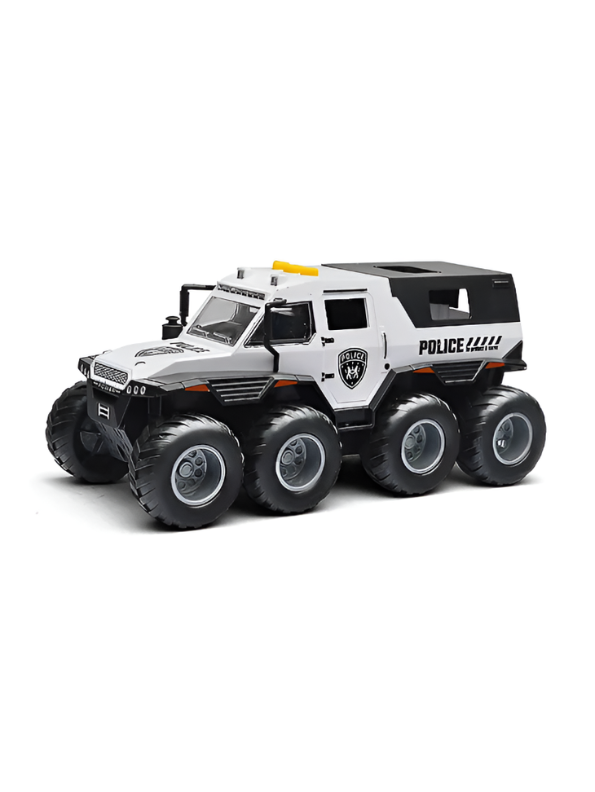 8-Wheel RC Police Monster Truck – High-Speed Off-Road Remote Control SUV TV4524.