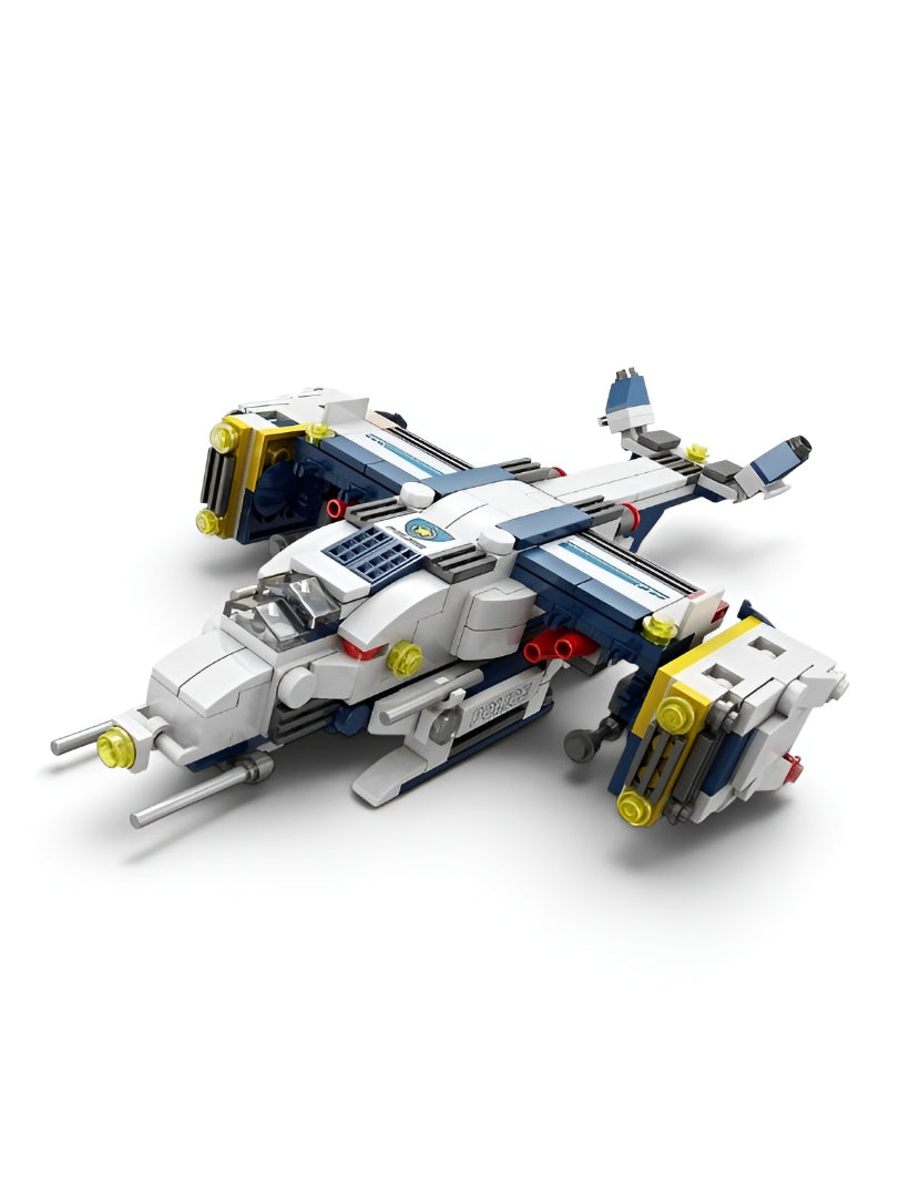 8-in-3 Police Robot Building Blocks Set | Transforming Toy Truck & Jet TV6556