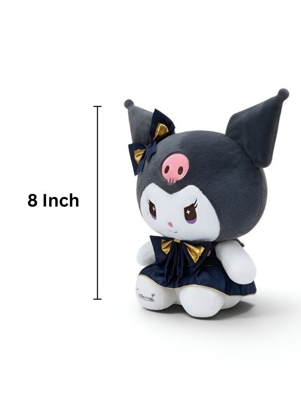 8 Inch Sanrio Kuromi Midnight Velvet Plush Toy Collector’s Edition ST16384.