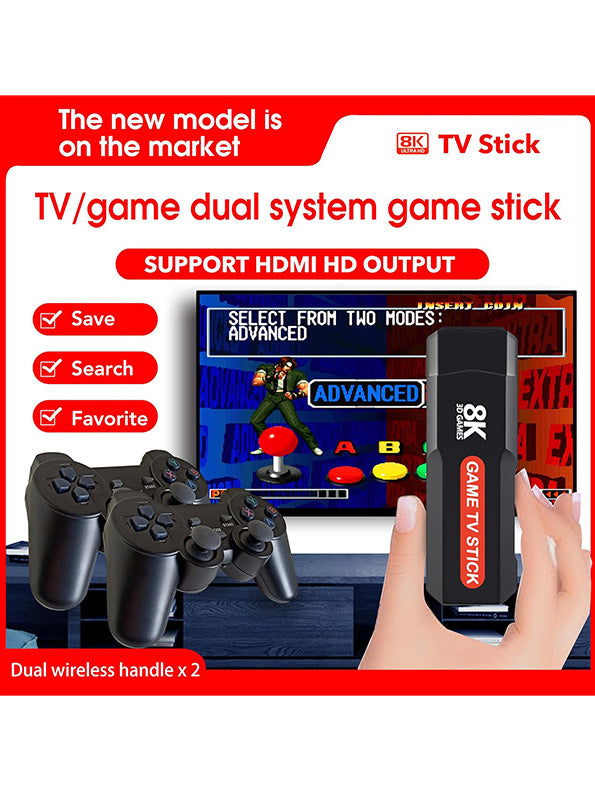 8K Game TV Stick With Gaming Box