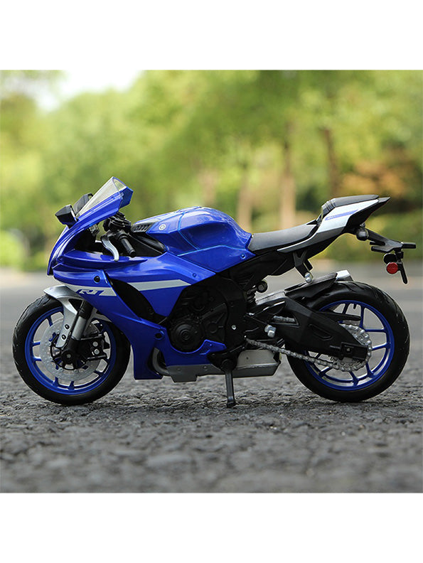 Yamaha YZF-R1 Model Metal Diecast Bike - Blue (TV-AG-24)