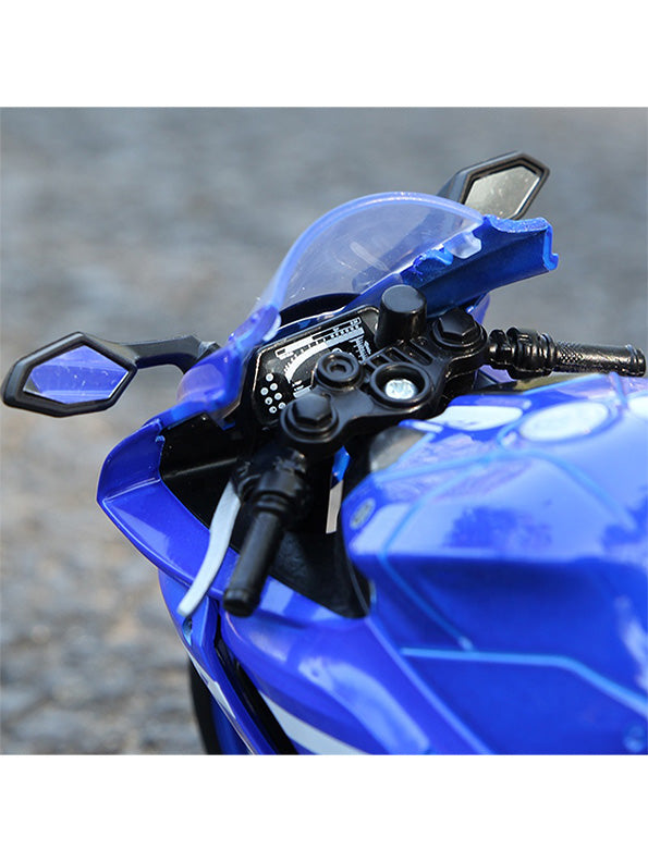 Yamaha YZF-R1 Model Metal Diecast Bike - Blue (TV-AG-24)