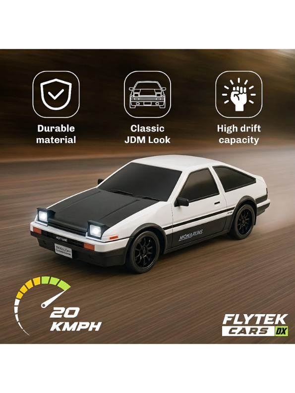 AE86 RC Drift Car 4WD - 2.4GHz High Speed JDM Remote Control Racing Car TV6758