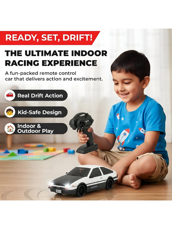 AE86 RC Drift Car 4WD - 2.4GHz High Speed JDM Remote Control Racing Car TV6758