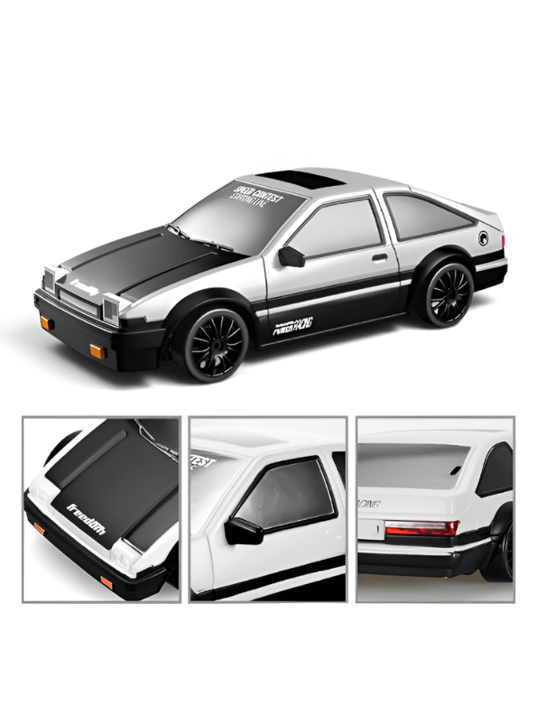 AE86 Style 4WD RC Drift Car 1:24 Scale | 2.4GHz High-Speed Remote Control Racing Car | Drift Toy Gift for Kids & Adults TV6440