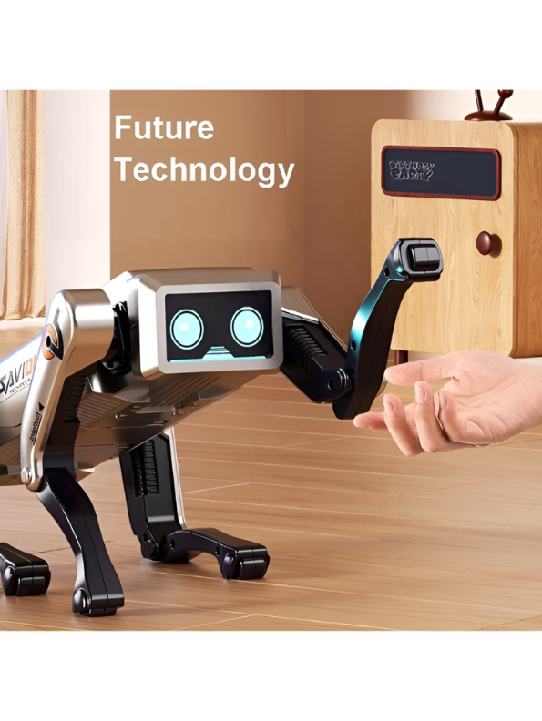 AI Smart Robot Dog Toy with Remote – 2.4GHz Programmable RC Mechanical Pet, Voice Recognition, Singing & Storytelling TV5678.