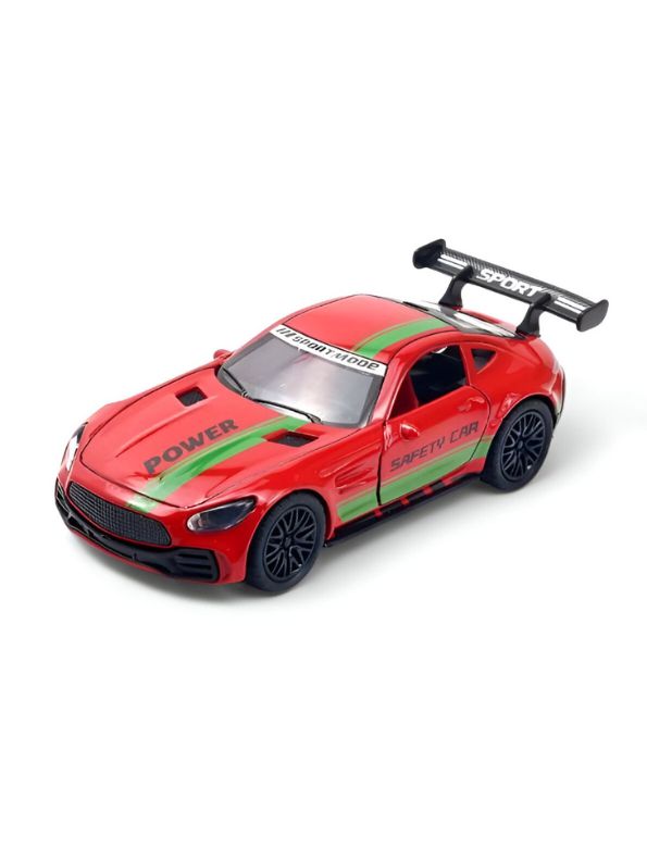 AMG GT Striped Sports Car – Metal Die-Cast Model Car for Kids & Collectors | High-Speed Luxury Vehicle Scale 1:36 TV6914.