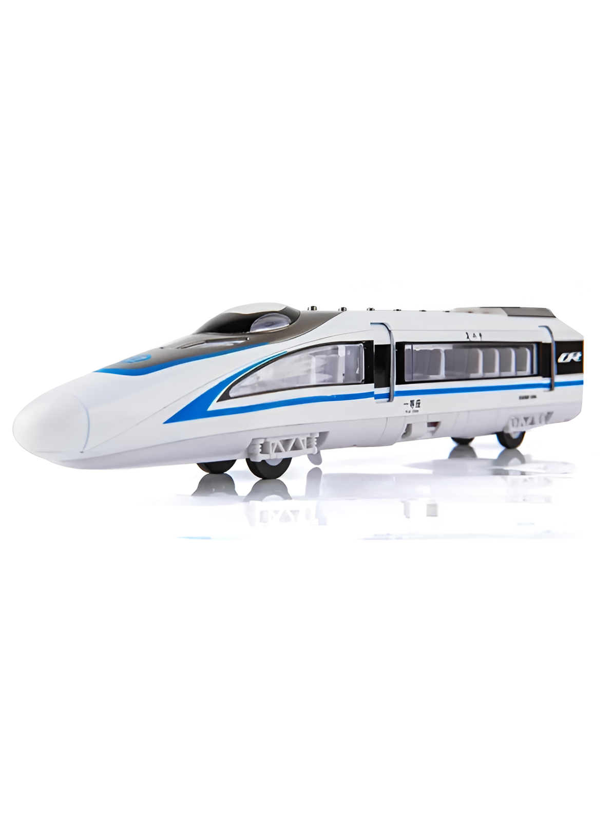 High-Speed Bullet Train Toy for Kids (BLUE) Electric Remote Control Toy Train with Lights and Sound, Battery-Operated Model Train Vehicle, Gift for Boys and Girls Age-5 NX16741