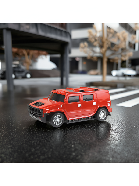 Orange RC Off-Road SUV Toy with Remote Control Steering Wheel, 1:16 Scale Electric Monster Truck for Kids, Durable All-Terrain Radio Controlled Vehicle Gift for Boys & Girls TV6851