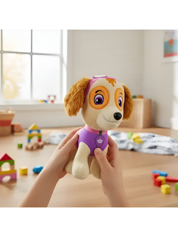 PAW Patrol Skye Plush Toy – 8-Inch Premium Soft Stuffed Animal Puppy – Pink & Purple Flight Suit Edition – Collectible Gift for Kids and Toddlers ST16651