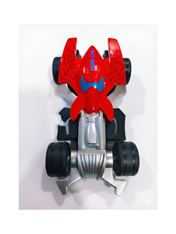 Marvel Spider-Man Hero Car Toy 1:43 Scale Die-Cast Alloy Model Collectible Red Superhero Racing Car Gift for Boys and Kids 3+ TV7016