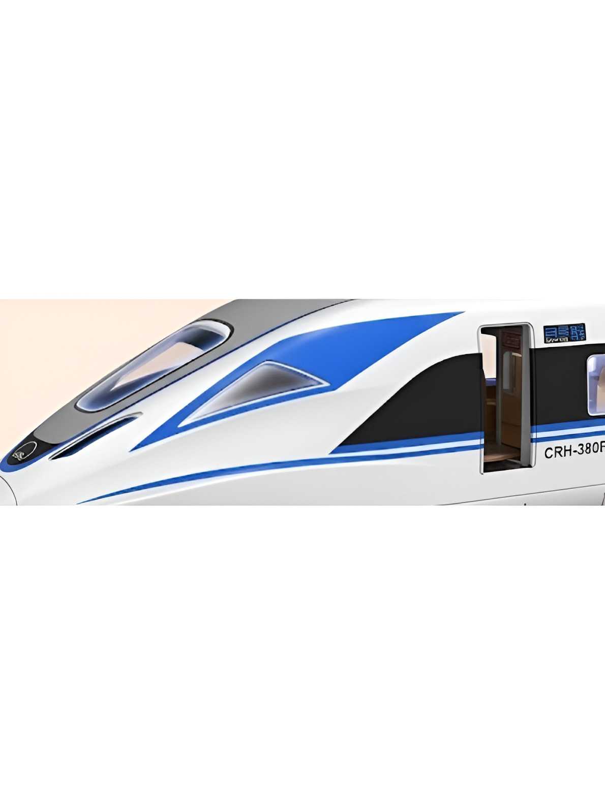 High-Speed Bullet Train Toy for Kids (BLUE) Electric Remote Control Toy Train with Lights and Sound, Battery-Operated Model Train Vehicle, Gift for Boys and Girls Age-5 NX16741