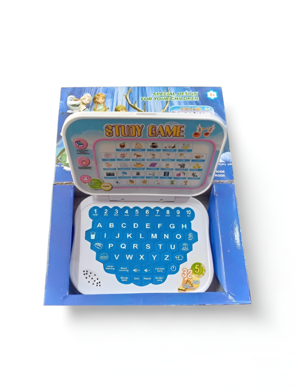 6-in-1 Kids Educational Tablet Laptop - Frozen Edition - Includes Letter, Word, Spell, Asking, & Music Modes - Portable Learning Toy for Kids TV1857