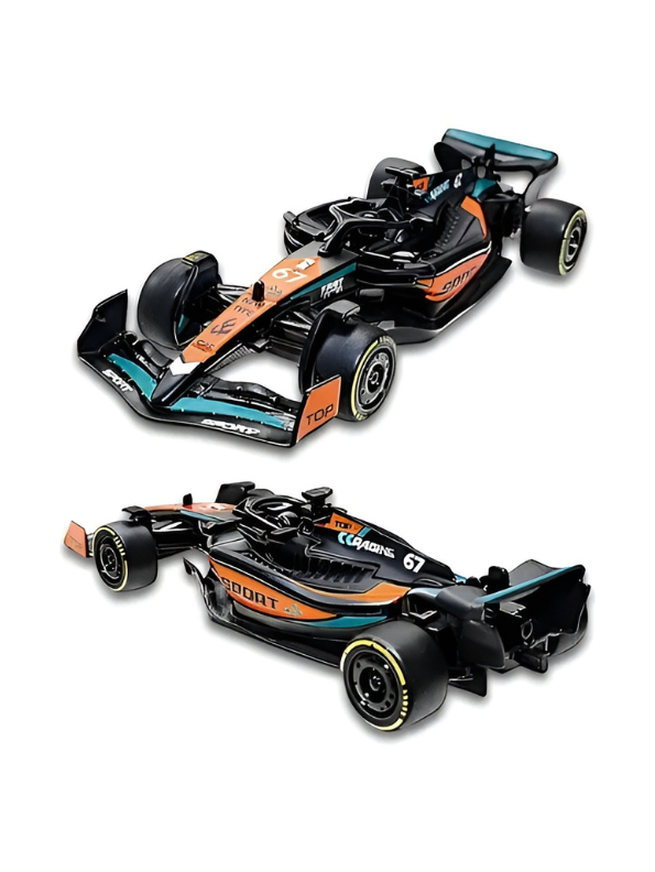 Formula 1 Racing Car Toy Scale 1:43 Detailed Grand Prix Diecast Model Orange TV6902.