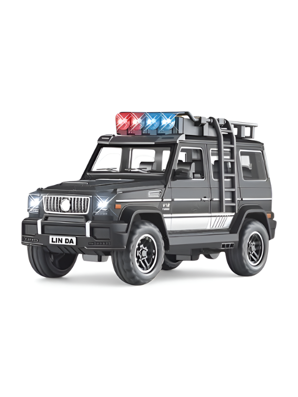 Mercedes-Benz AMG G63 Scale Die-Cast Metal Remote Control Car – 1:24 Scale RC SUV with Realistic Lights & Sound, Opening Doors, Off-Road Adventure Toy Vehicle for Boys & Collectors (Black) TV6841