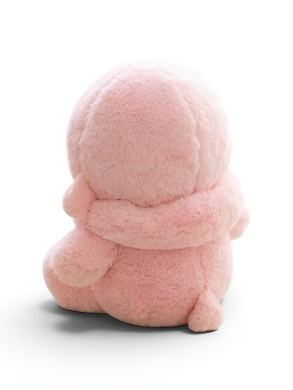 Cute Plush Doll in Pink Costume 10-Inch - Soft Stuffed Lamb Toy for Kids, Toddlers, and Nursery Decor - Kawaii Cuddly Companion for Boys and Girls ST16403