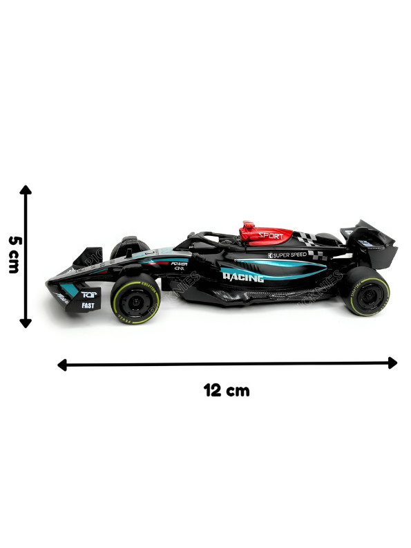Formula 1 Racing Car Toy Scale 1:43 Detailed Grand Prix Diecast Model Blue TV6902.