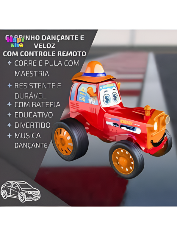Remote Control Dancing Lowrider Car – Electric Stunt Tractor Toy with Music, Lights, and 360° Jumping Action – Educational Fun for Kids TV4560