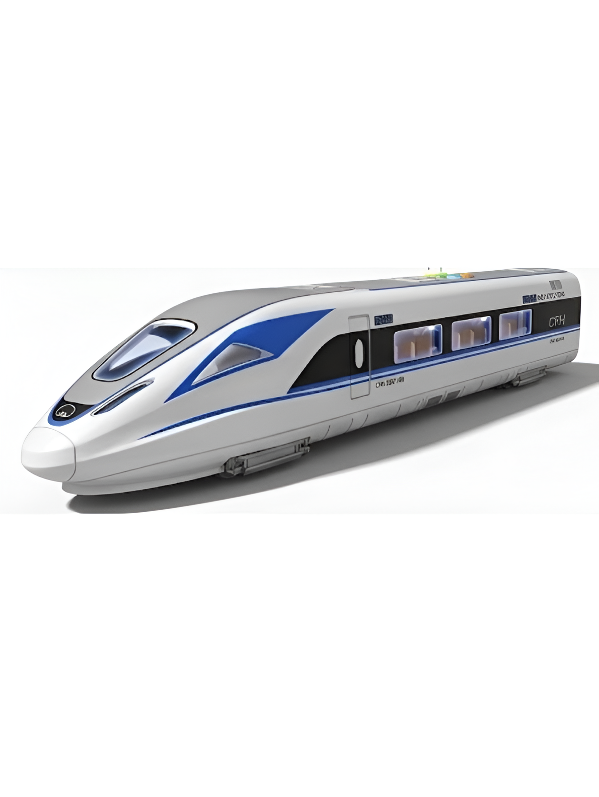 High-Speed Bullet Train Toy for Kids (BLUE) Electric Remote Control Toy Train with Lights and Sound, Battery-Operated Model Train Vehicle, Gift for Boys and Girls Age-5 NX16741
