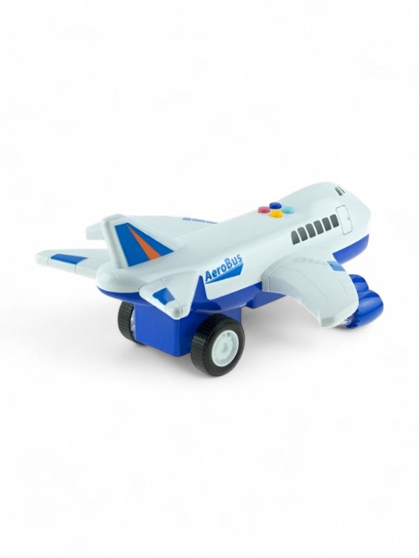 Large RC AeroBus Airliner Toy - My First Remote Control Airplane for Toddlers - Interactive Musical Aviation Set with LED Lights - Creative Birthday Gift for Aspiring Pilots and Kids TV1821