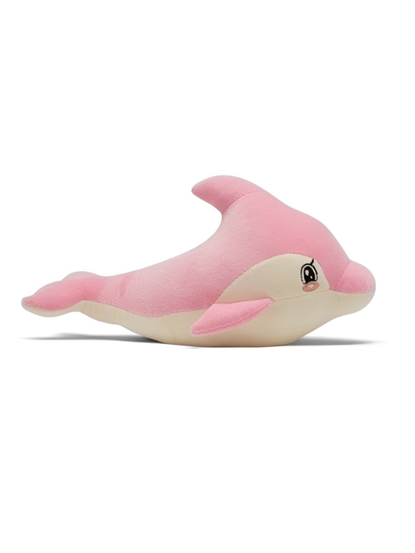 Dolphin Plush Toy - Pink 7-Inch Soft Stuffed Animal Sea Creature for Kids and Babies - Cute Nursery Decor & Gift for Girls ST16480