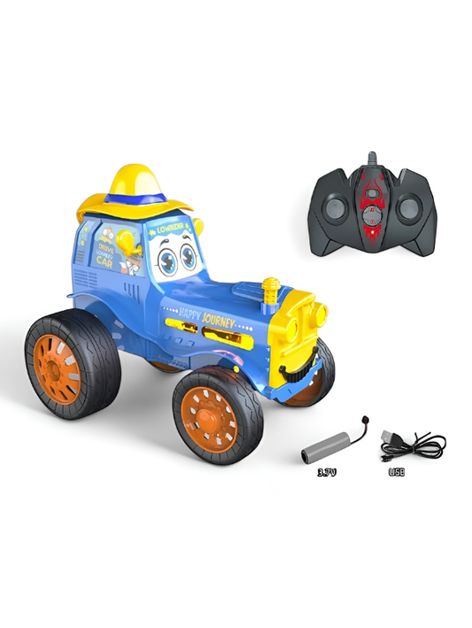 Remote Control Stunt Lowrider Car for Kids – 360° Upright Rotation, Music & Lights – Rechargeable RC Dancing Car Toy with USB Charging – Interactive Electric Vehicle for Boys and Girls TV4560