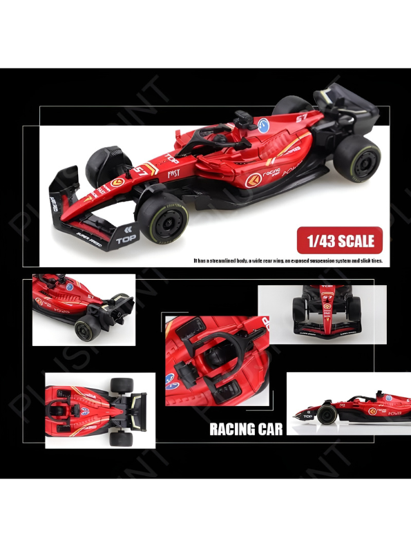 Formula 1 Racing Car Toy Scale 1:43 Detailed Grand Prix Diecast Model TV6902.