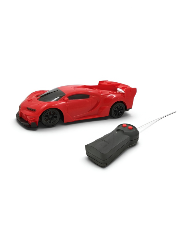 Remote Control Car for Boys and Girls 1:24 Scale- Red RC Toy Car Sports Racing Model with 27MHz Remote Controller, Battery Powered High-Speed Vehicle Toy Gift for Kids Aged 3+ LMI7657