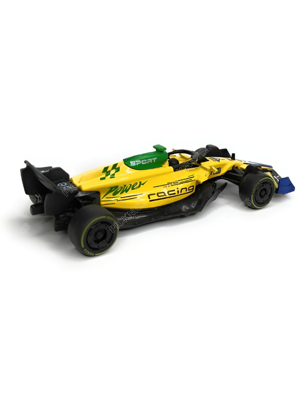 Formula 1 Racing Car Toy Scale 1:43 Detailed Grand Prix Diecast Model Yellow TV6902.