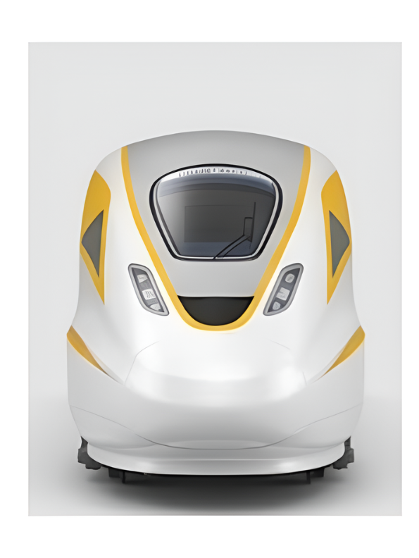 High-Speed Bullet Train Toy for Kids (Yellow) Electric Remote Control Toy Train with Lights and Sound, Battery-Operated Model Train Vehicle, Gift for Boys and Girls Age-5 NX16741