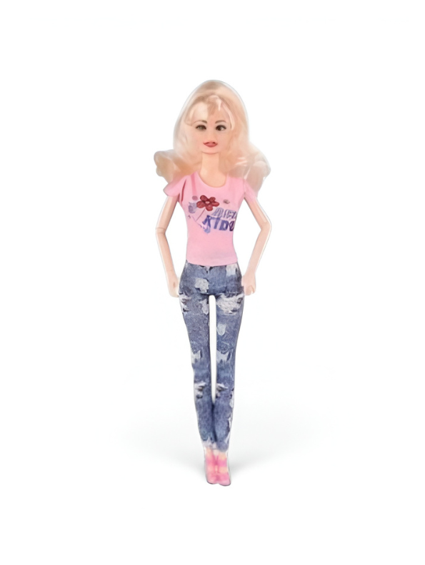 Doll with Pet Shop Grooming Set for Girls Fashion Doll with Golden Hair, 2 Toy Dogs, and 11 Bathing & Feeding Accessories Pretend Play Toys Set for Kids Ages 3+ LMI12737