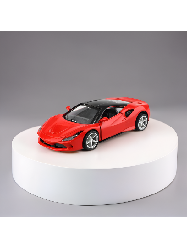 Ferrari F8 Tributo Diecast Car – Red Premium Collectible Model | Metal Sports Car Toy for Enthusiasts - Scale 1:32 LMI15654