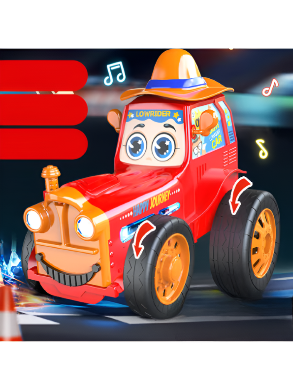 Remote Control Dancing Lowrider Car – Electric Stunt Tractor Toy with Music, Lights, and 360° Jumping Action – Educational Fun for Kids TV4560