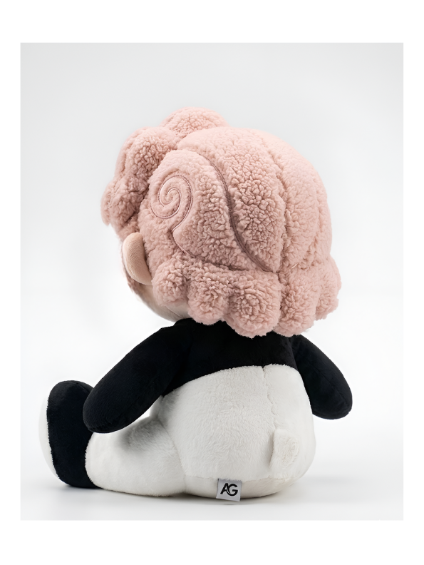 Cute Plush Doll in Black Costume 10-Inch - Soft Stuffed Lamb Toy for Kids, Toddlers, and Nursery Decor - Kawaii Cuddly Companion for Boys and Girls ST16403