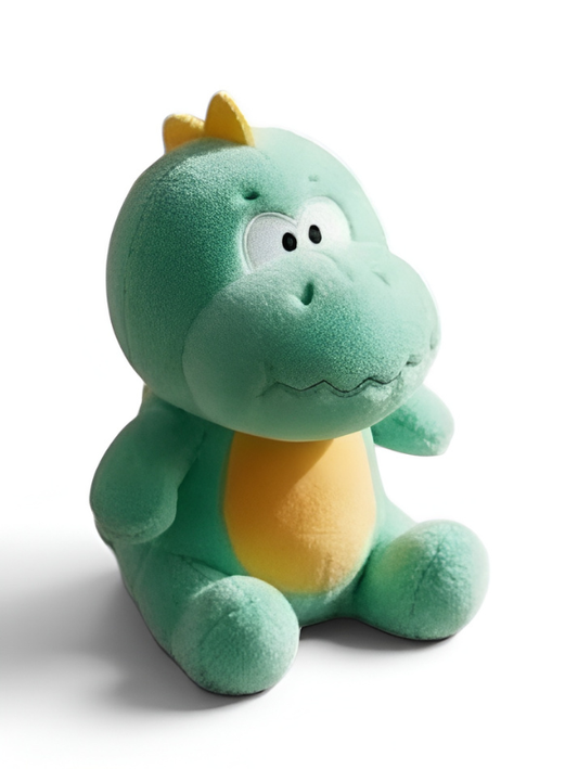 Green Dinosaur Stuffed Animal 8 Inch - Ultra-Soft Chubby Dino Plush Toy, Cute Kawaii Monster Plushie, Perfect Gift for Girls, Boys ST14564