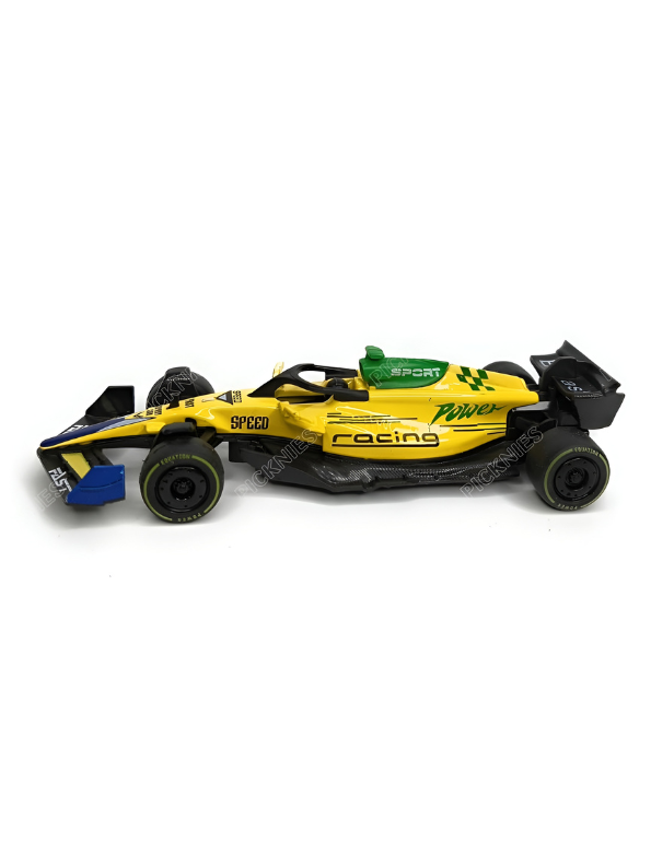 Formula 1 Racing Car Toy Scale 1:43 Detailed Grand Prix Diecast Model Yellow TV6902.