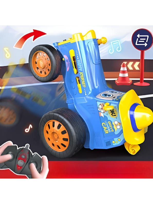 Remote Control Stunt Lowrider Car for Kids – 360° Upright Rotation, Music & Lights – Rechargeable RC Dancing Car Toy with USB Charging – Interactive Electric Vehicle for Boys and Girls TV4560
